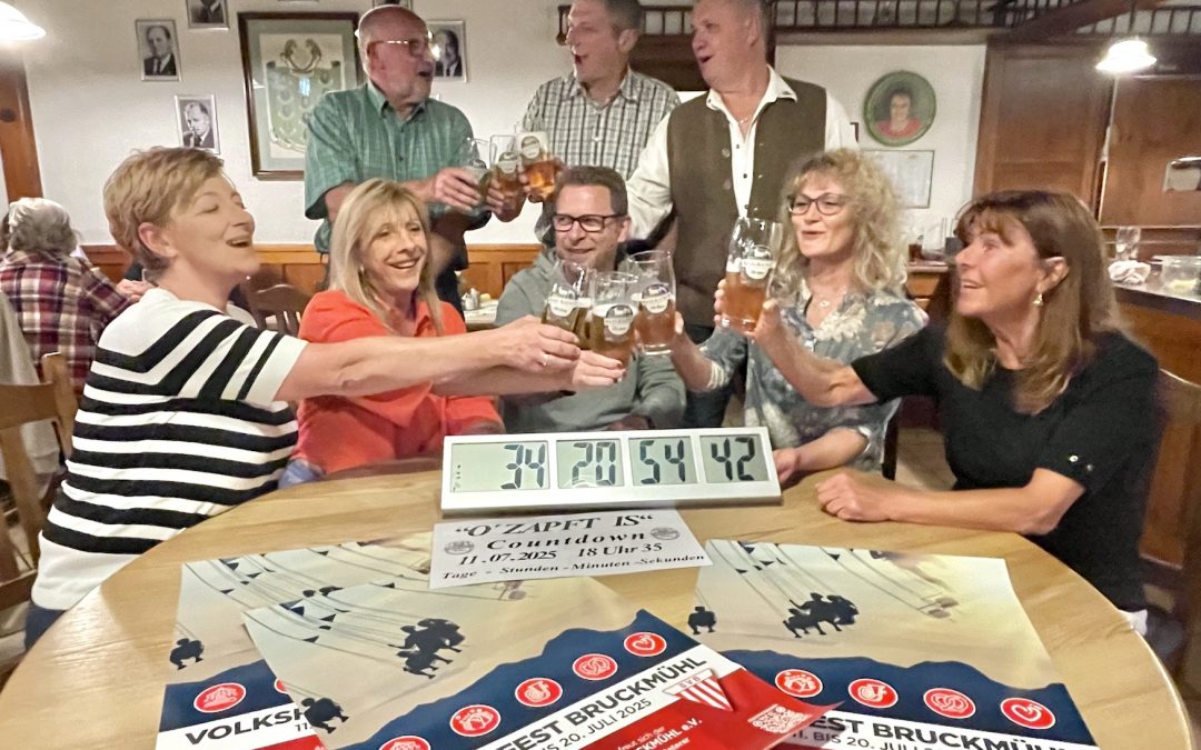 Volksfest Offizieller Countdown-Start der Stockschützen zur „Fünften Bruckmühler Jahreszeit“ 2025