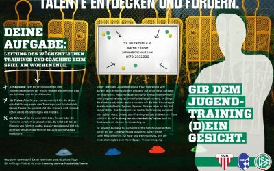 Gib dem Kinder- und Jugendtraining Dein Gesicht.