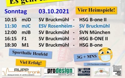 Saisonbeginn bei Bruckmühls Handballern