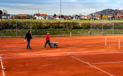 Tennis-Saison 2022 endet spät in Bruckmühl