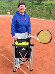 Ein Foto de SVB-Tennistrainerin Jutta Wimmer