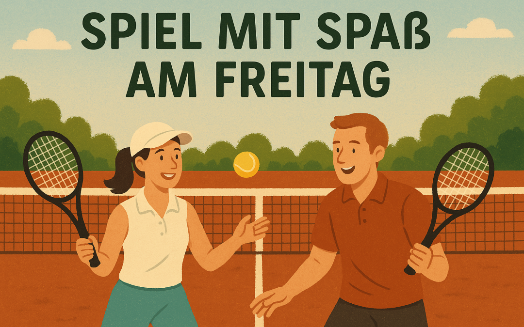 Jetzt wieder Tennis für alle – jeden Freitag
