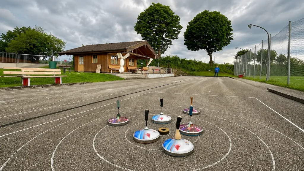 Foto von der Eisstock-Anlage SV Bruckmühl