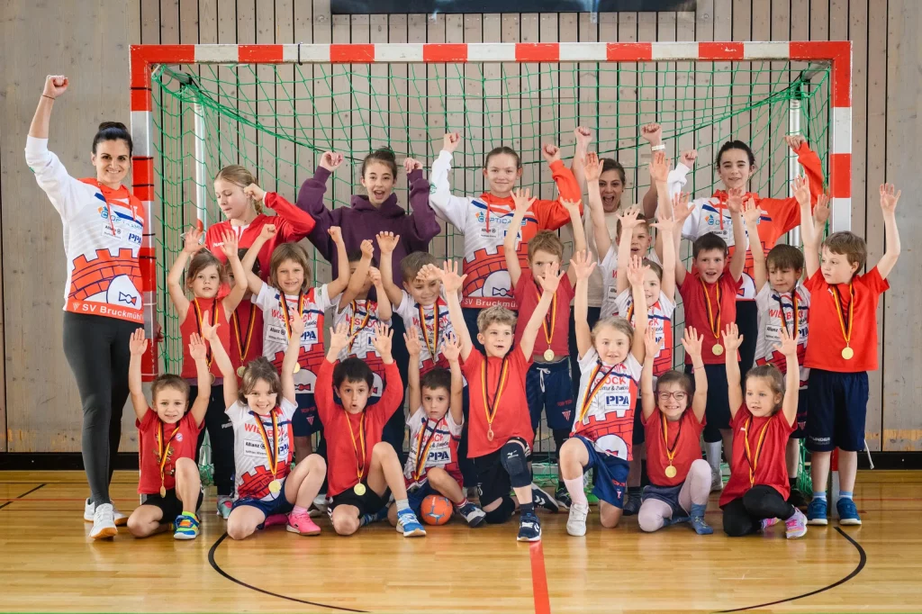 Foto Handball Bambinis des SV Bruckmühl